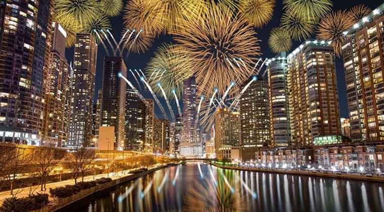 Chi-Town Rising Fête la plus spectaculaire de NYE à Chicago / Illinois