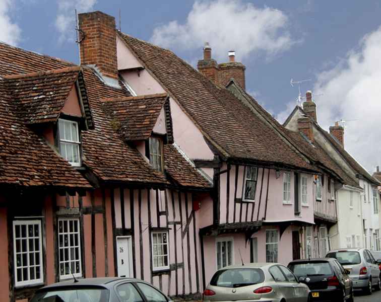 Finden Sie das Mittelalter zwei Stunden von London in Lavenham / England