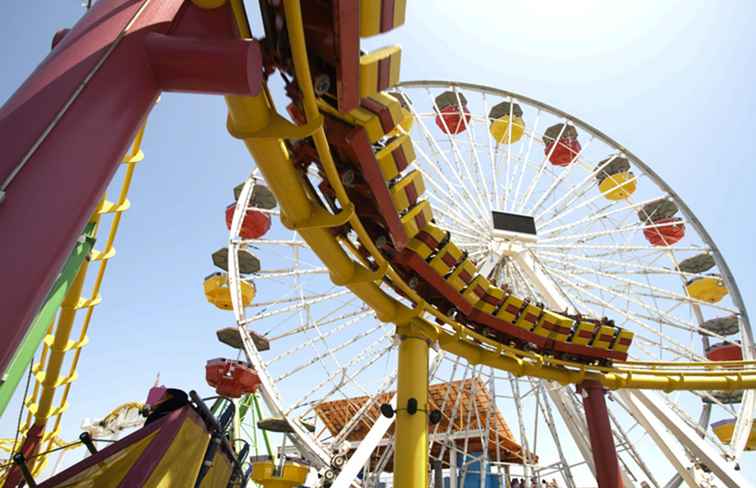 Pacific Park en Santa Monica Pier / California