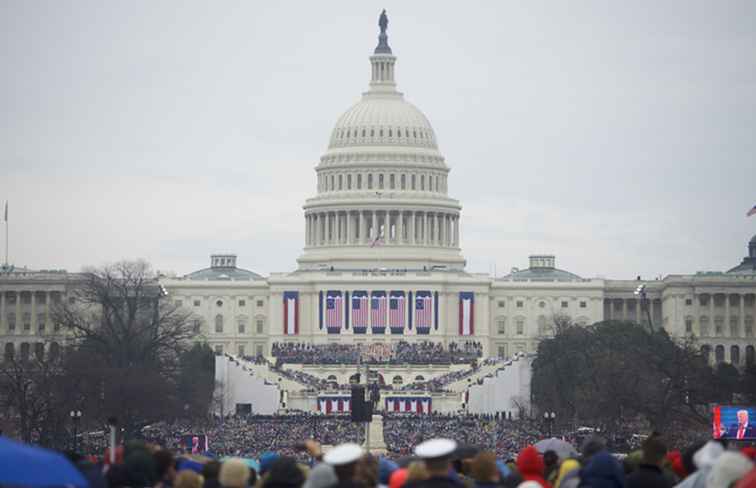 Presidential invigning 2017 Händelser i Washington, DC / Washington, D.C..