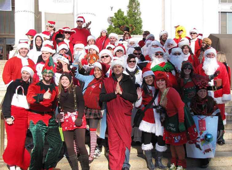 Santarchy DC 2017 Honderden Santas Bezoek Washington DC / Washington, D.C..