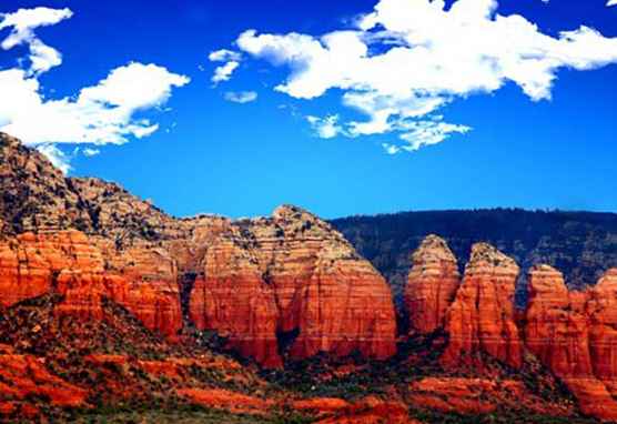 Sedona weer - maandelijks gemiddelde temperaturen / Arizona