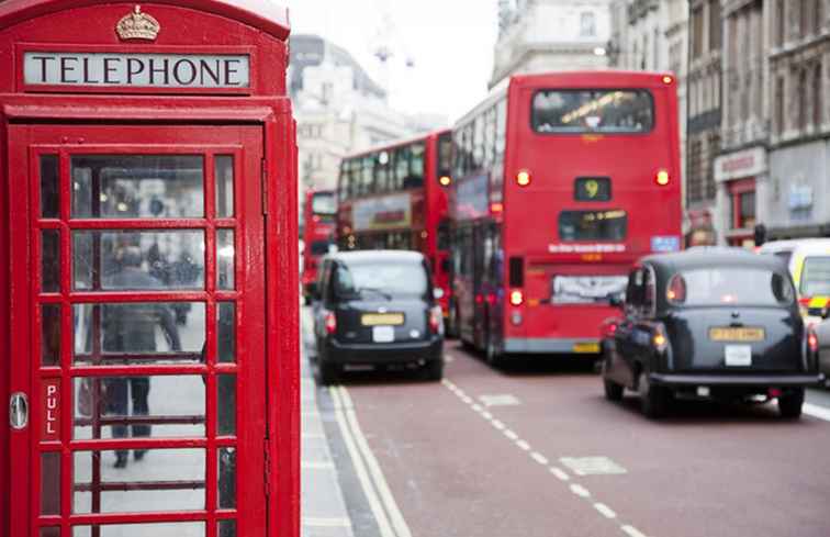 Entender los teléfonos en Londres / Inglaterra