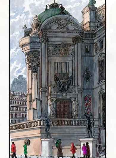 Guía del visitante de la Ópera de París Garnier / Francia