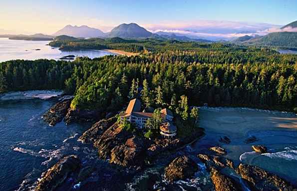 Wickaninnish Inn Liste des seaux Relais & Châteaux Luxe sur l'île sauvage de Vancouver / 