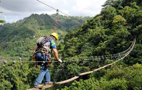 Zipline Adventures i Puerto Rico / Puerto Rico